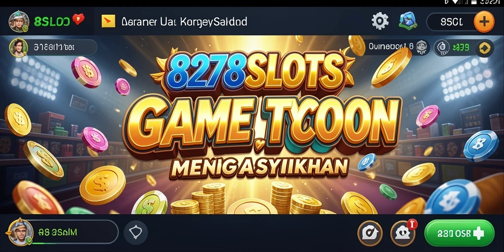 Screenshot utama 8278SLOTS dengan aktivitas permainan slot yang seru.