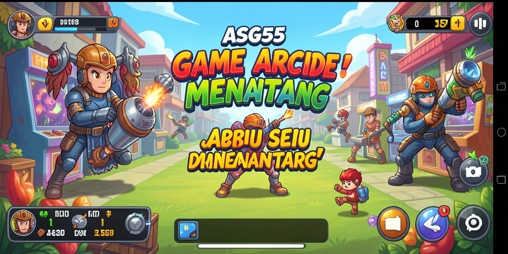 Tampilan gameplay seru dari ASG55 dengan grafik yang menarik.
