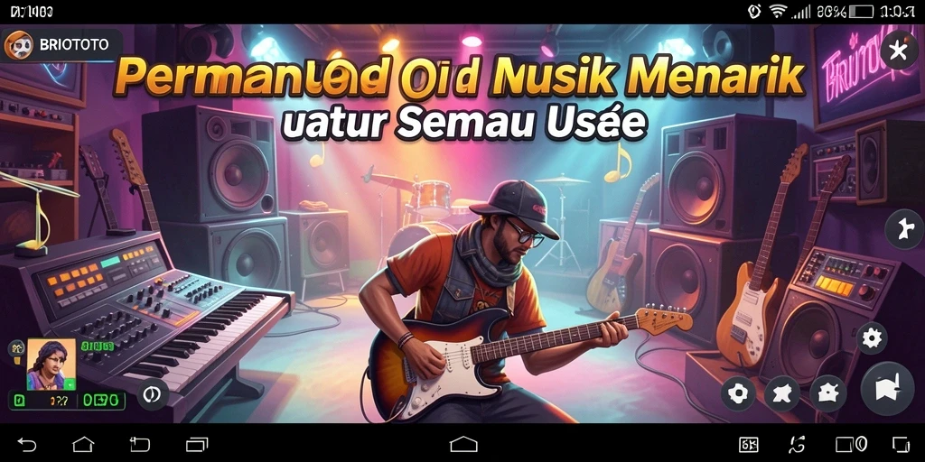 Tampilan gameplay BRIOTOTO menampilkan keseruan permainan musik yang interaktif.