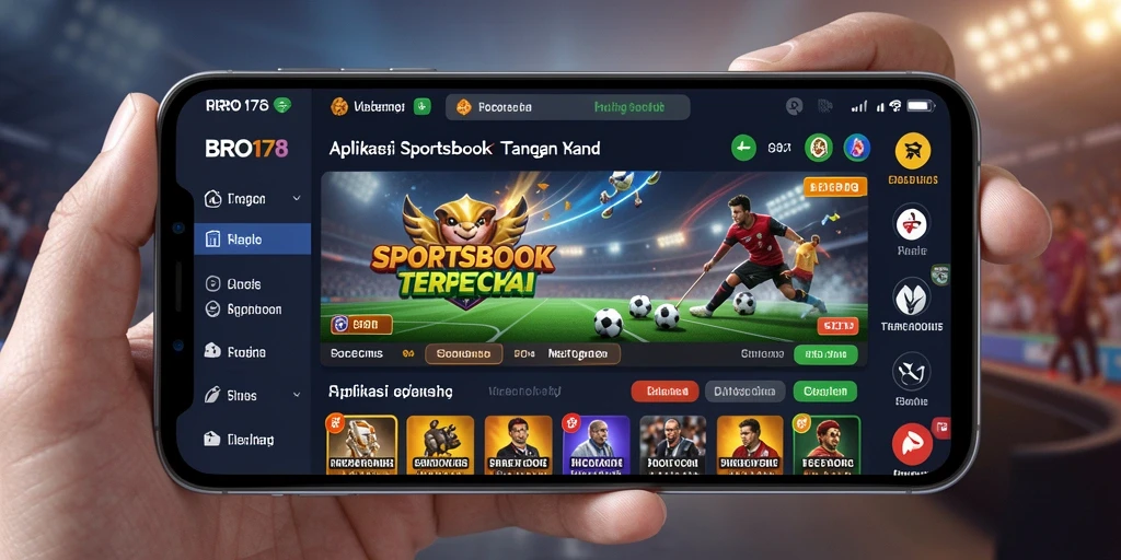 Tampilan gameplay menarik dari aplikasi Sportsbook BRO178.