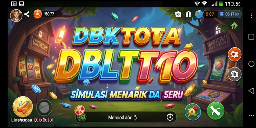 Screenshot gameplay DBLTOTO menampilkan aksi simulator yang seru dan mendalam.