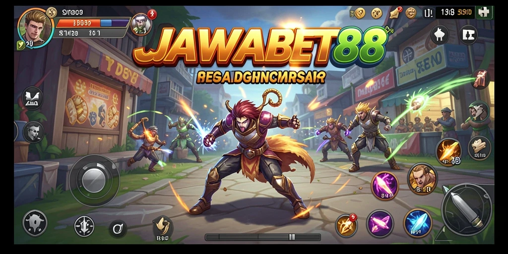 Tampilan gameplay JAWABET88 yang penuh strategi dan tantangan.