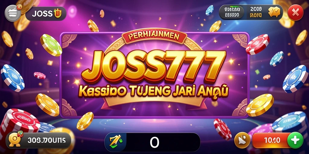 Screenshot gameplay JOSS777 menampilkan aksi kasino yang mendebarkan.