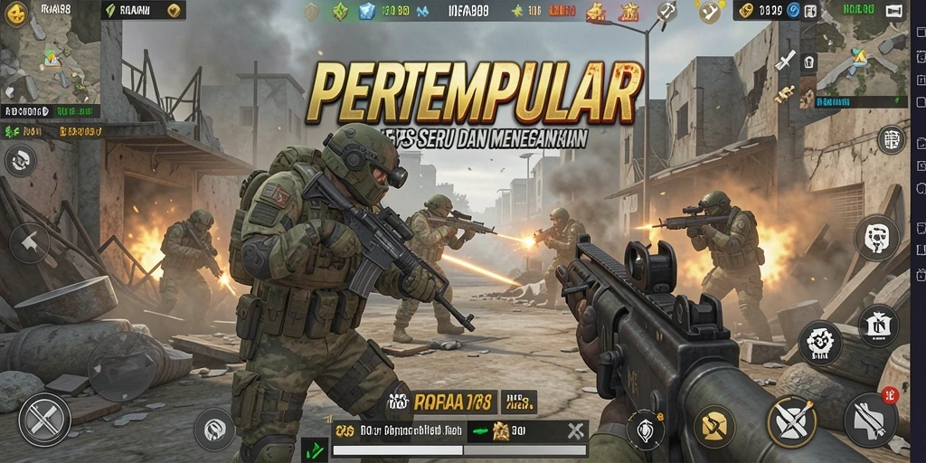 Tampilan gameplay RAFA88 yang intens dan mendebarkan.