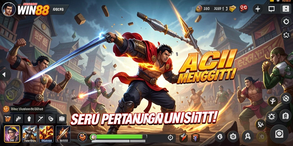 Tampilan seru dari gameplay WIN88 dengan aksi yang mendebarkan.
